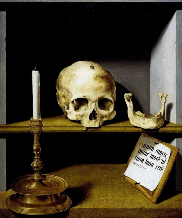 Mosche, vermi
Barthel Bruyn the Elder -Vanitas (1524)