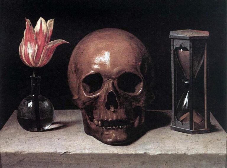 Clessidra
Philippe de Champaigne - Natura morta con teschio (1671)
