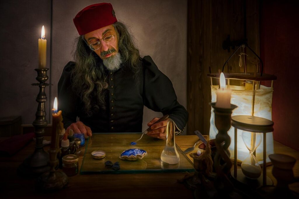 Stefano Gelea, amanuense al lavoro