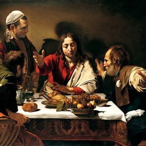 Cena in Emmaus, (1601-1602) Caravaggio,